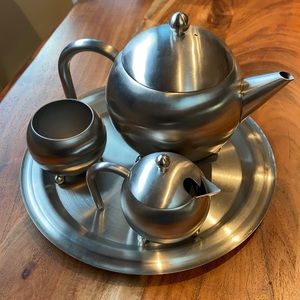 Mini Stainless Steel Tea Set